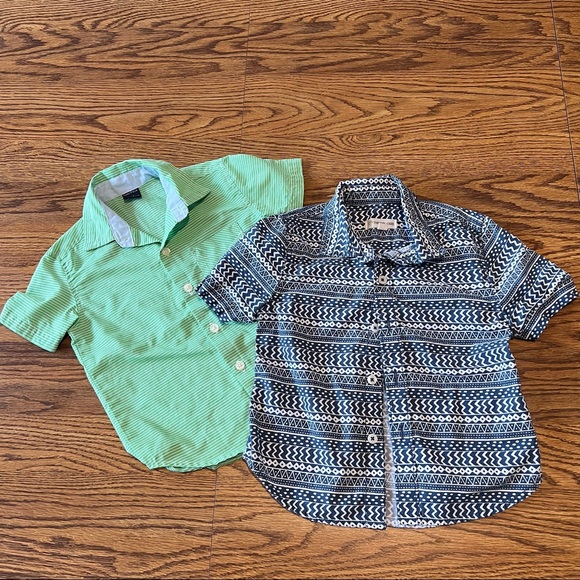 2T Toddlers Button-up Short-sleeve Shirt Bundle - Picture 4 of 4